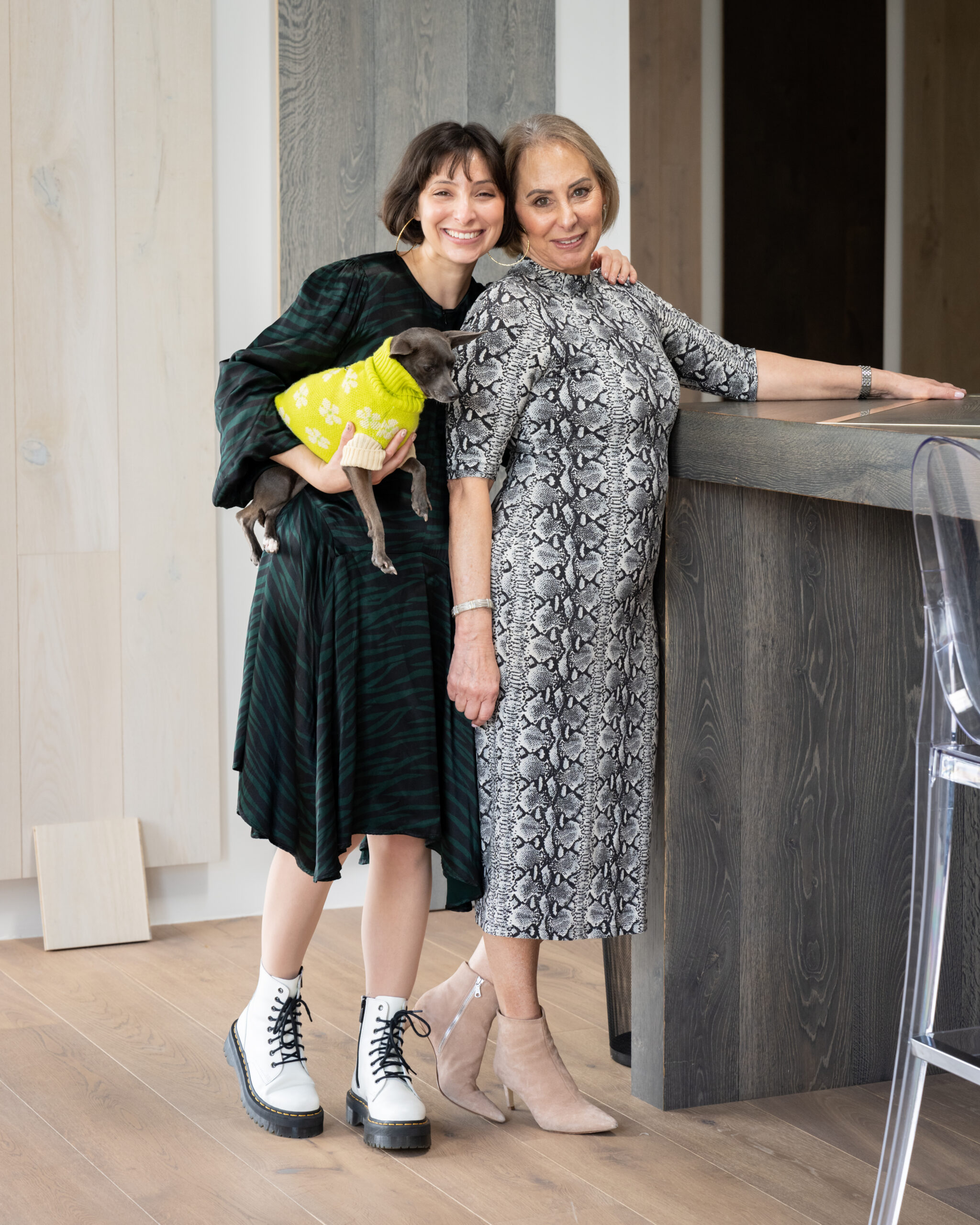 Wendy Melter, owner Unique Hardwood with daughter Marissa
